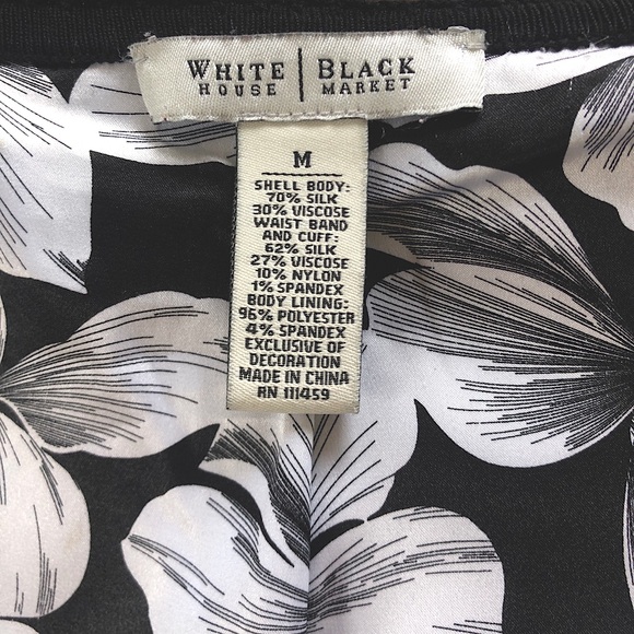 🌷SILK Peplum White House Black Market Luxurious Sweater Cardigan - Picture 4 of 4